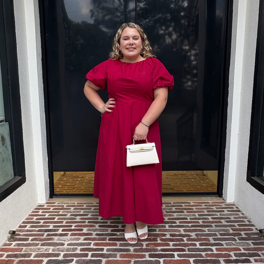 Scarlet Muse Midi Dress~ Final Sale