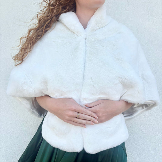 Faux-Fur Capelet
