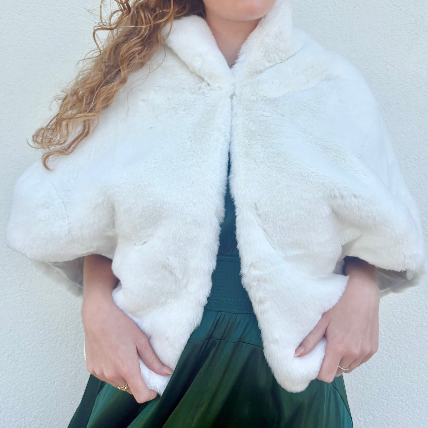 Faux-Fur Capelet