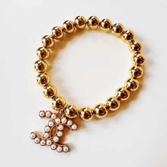 "Pearly Bliss" Designer Inspired Bracelet