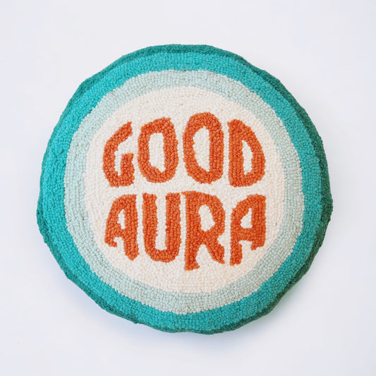 Good Aura Hooked Pillow