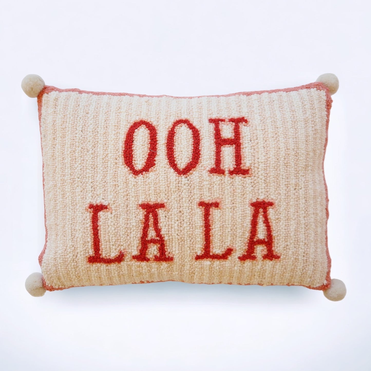 Ooh La La Hooked Pillow