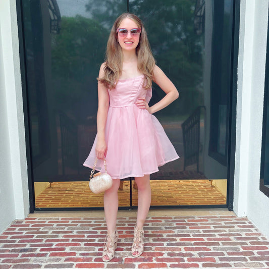 Château Blush Tulle Dress ~ Final Sale