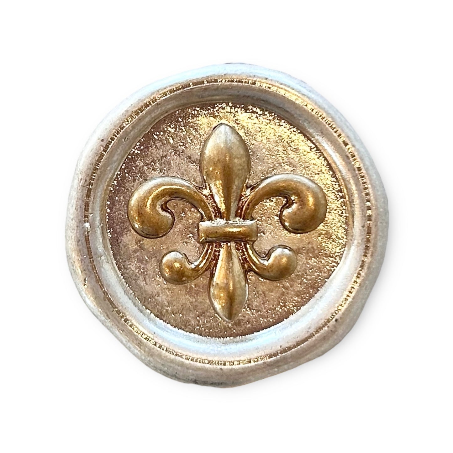 Gold & Silver Fleur-de-Lis Pop Socket