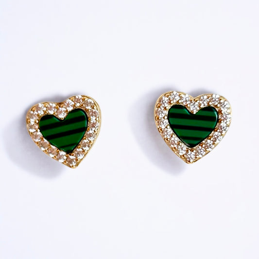 Adina Heart Studs