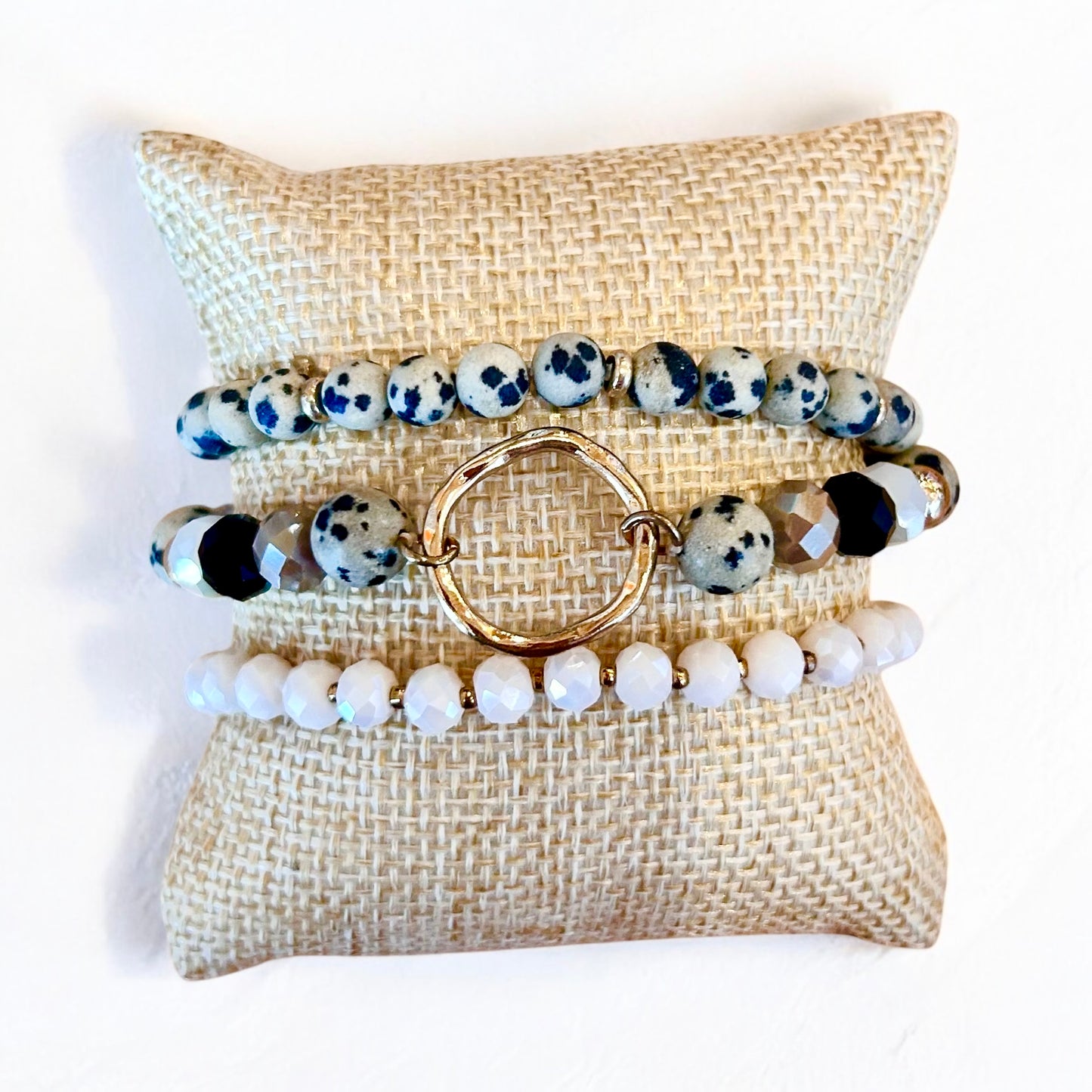 Gold Rush Rodeo Trio Beaded Bracelet