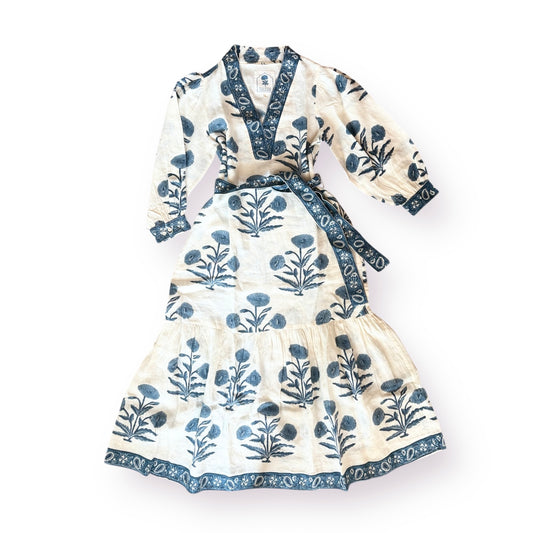 Capri Blue Indigo Maxi Dress~Final Sale