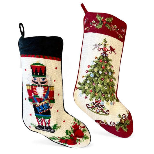 Christmas Needlepoint Stocking