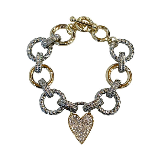 The Mixed Metal Sweetheart Bracelet