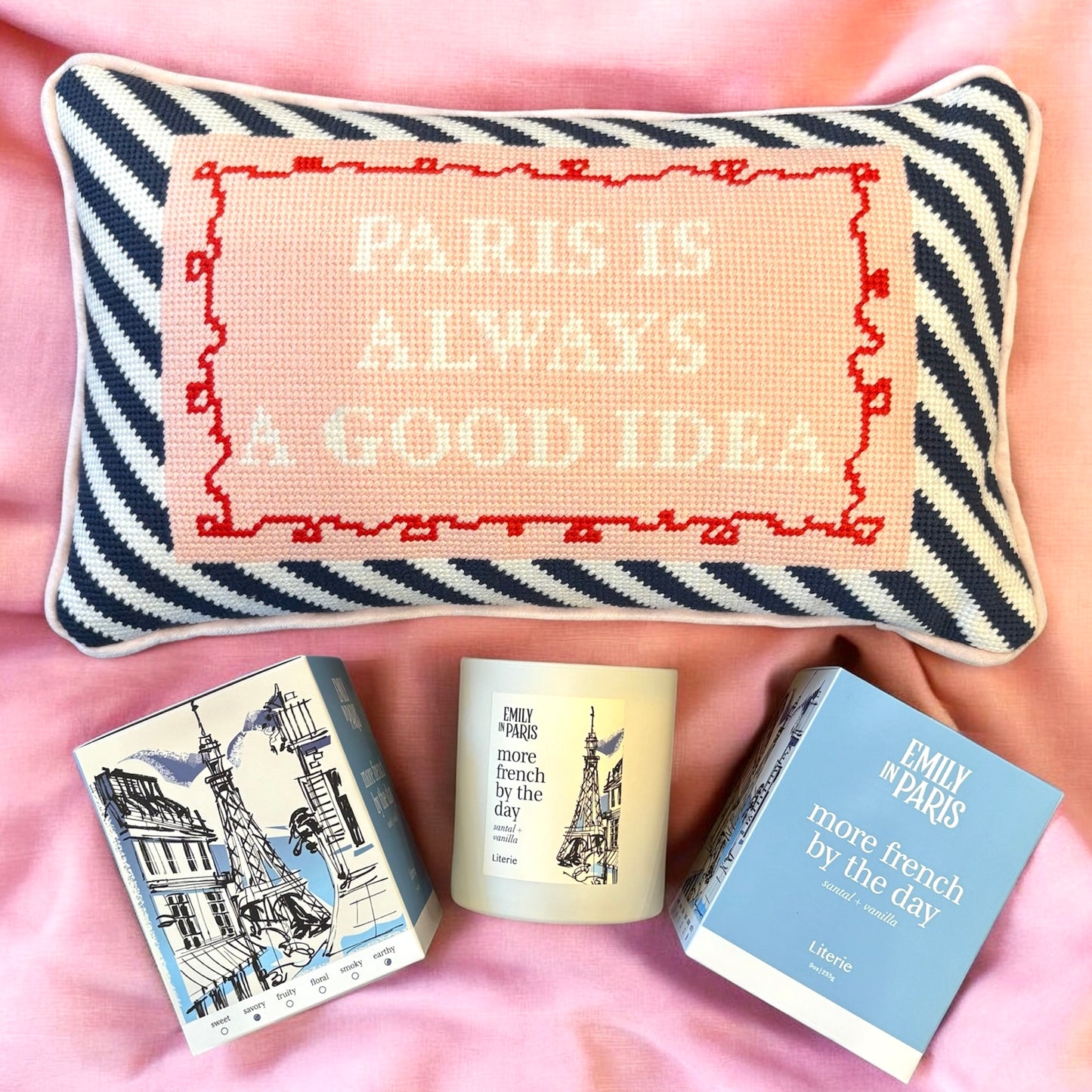 Paris Is Always A Good Idea Needle Point Pillow