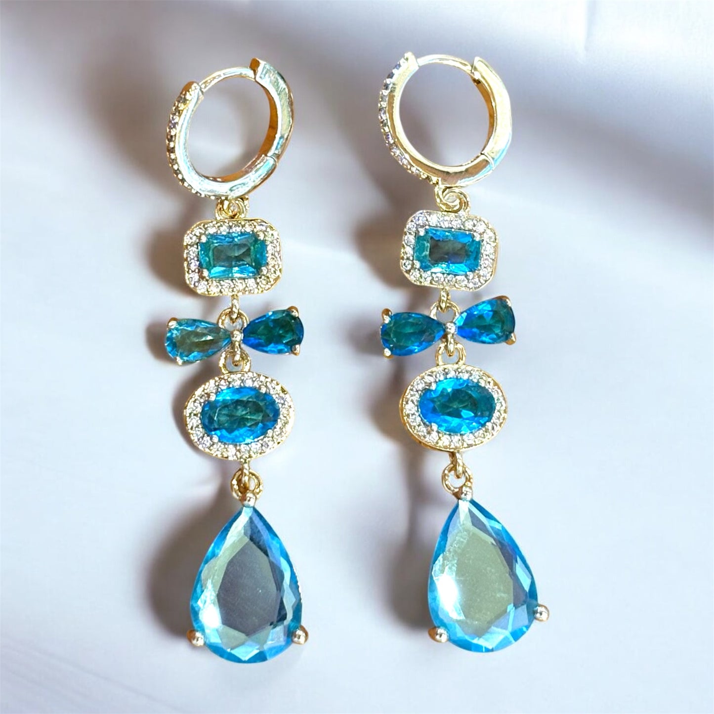 Blue Tide Pavé Drops