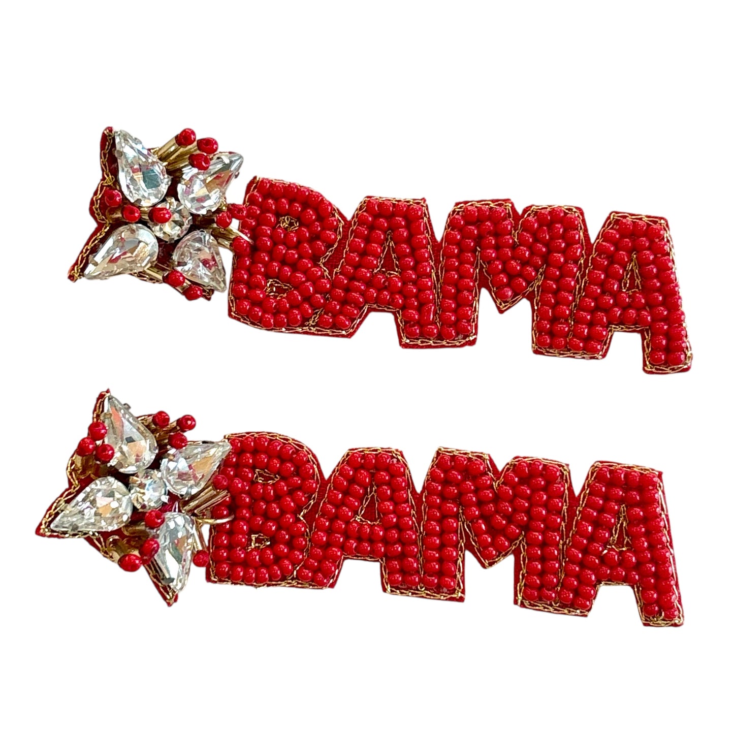 Beaded Roll Tide Earrings~SALE