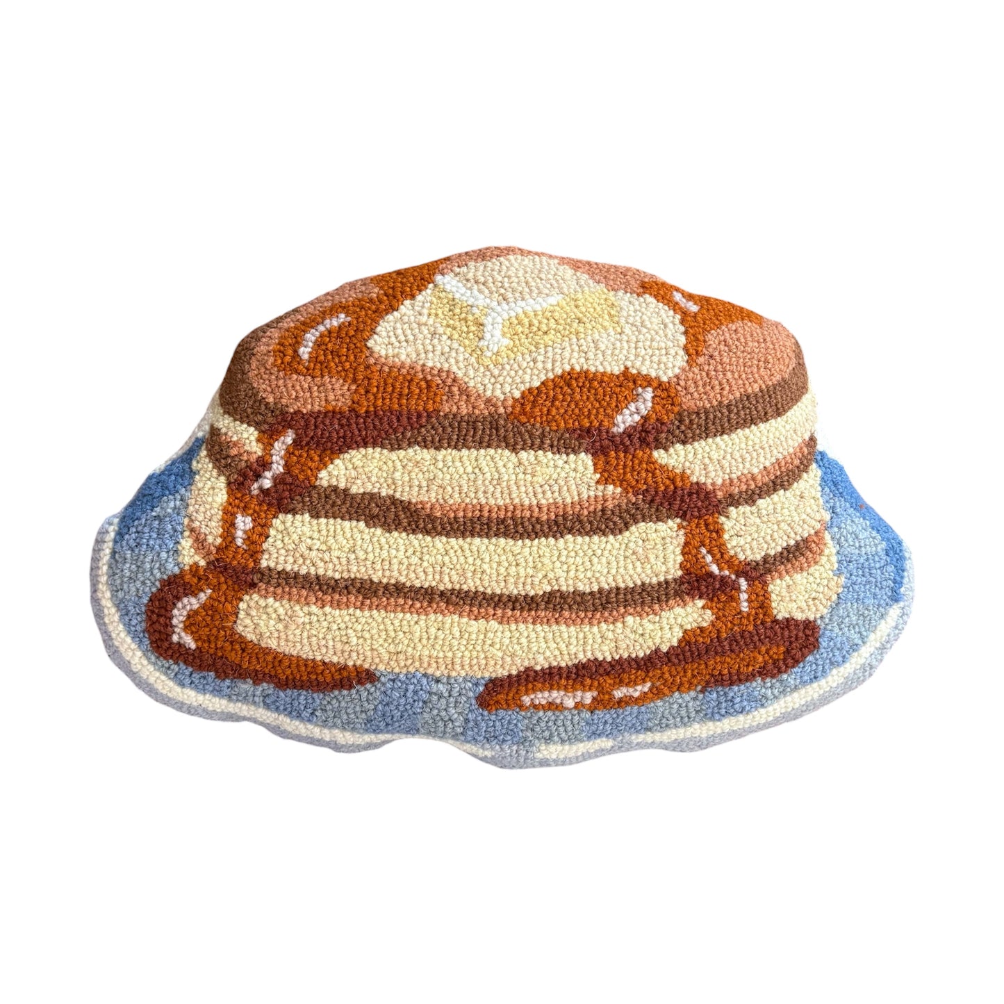 Sweet Pancake Hooked Pillow
