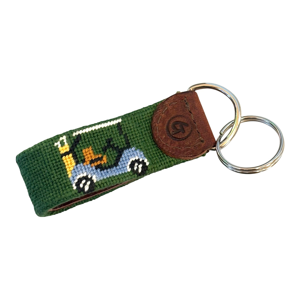 Good Treads Needlepoint Keychain