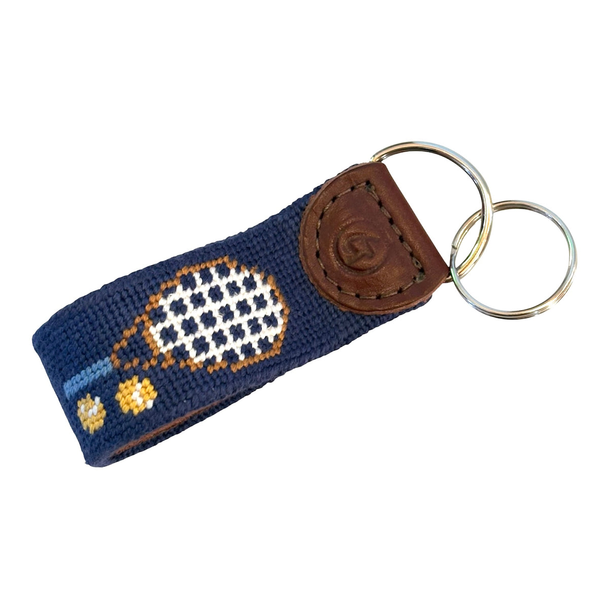 Good Treads Needlepoint Keychain