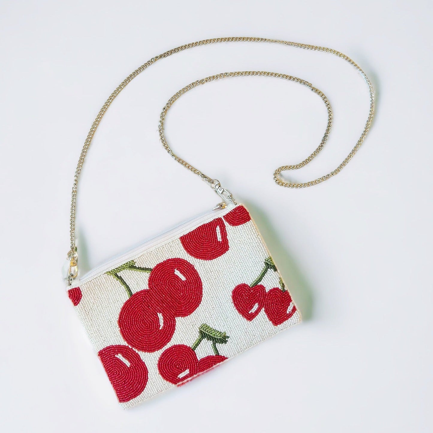 Beaded Cherry Handbag