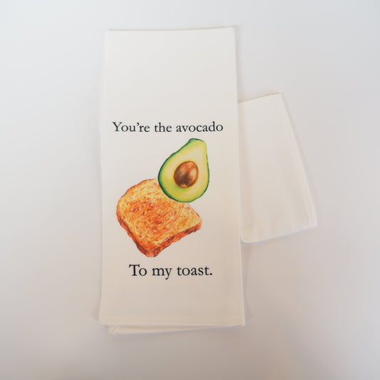 Avocado Toast Friendship Kitchen Towel