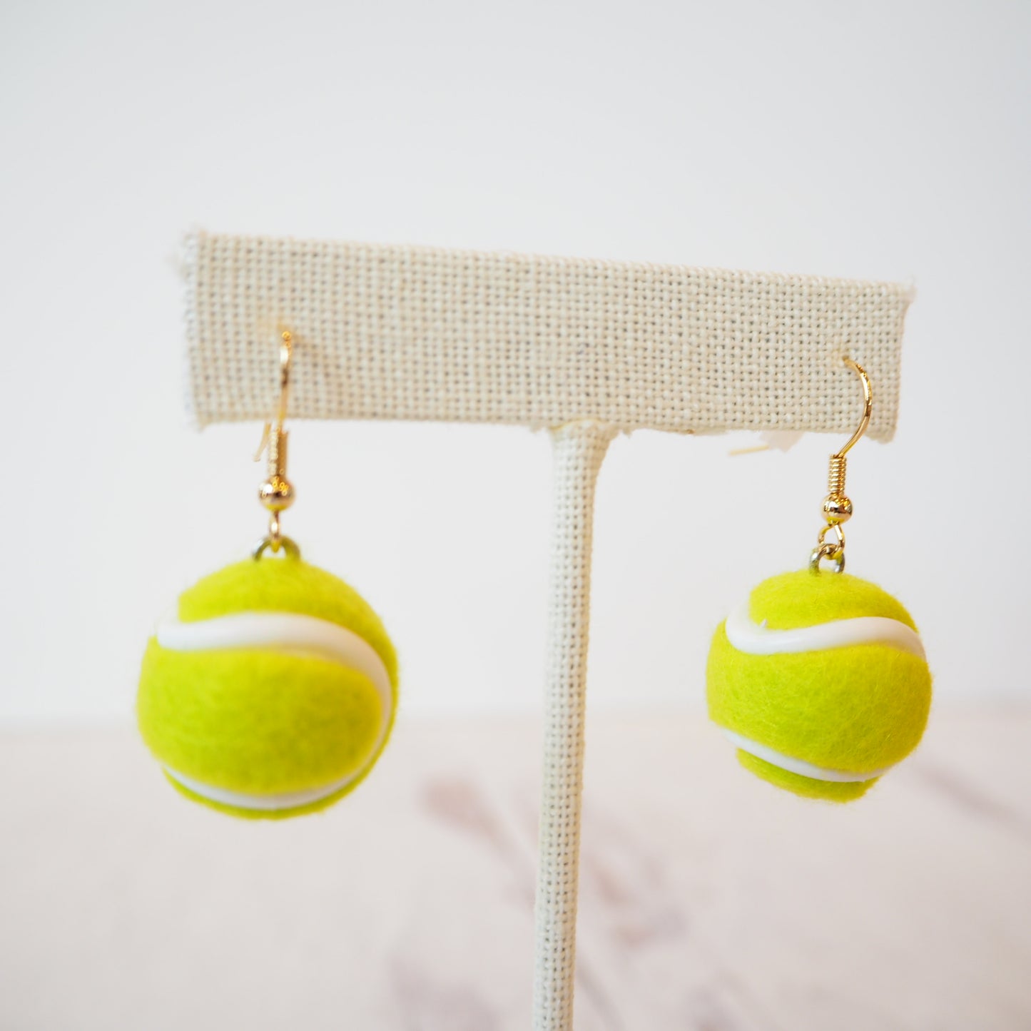 Tennis Ball Dangly Earrings