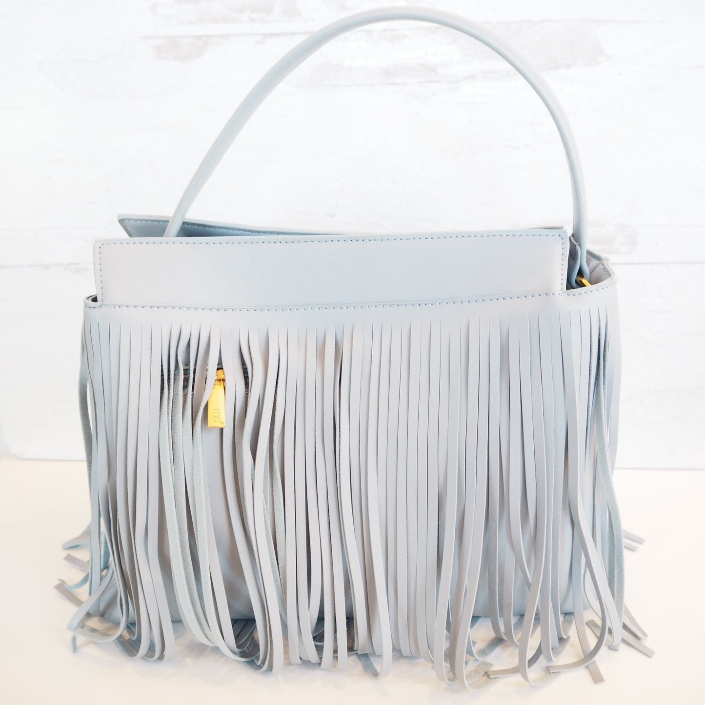 Fringe Vegan Leather Handbag