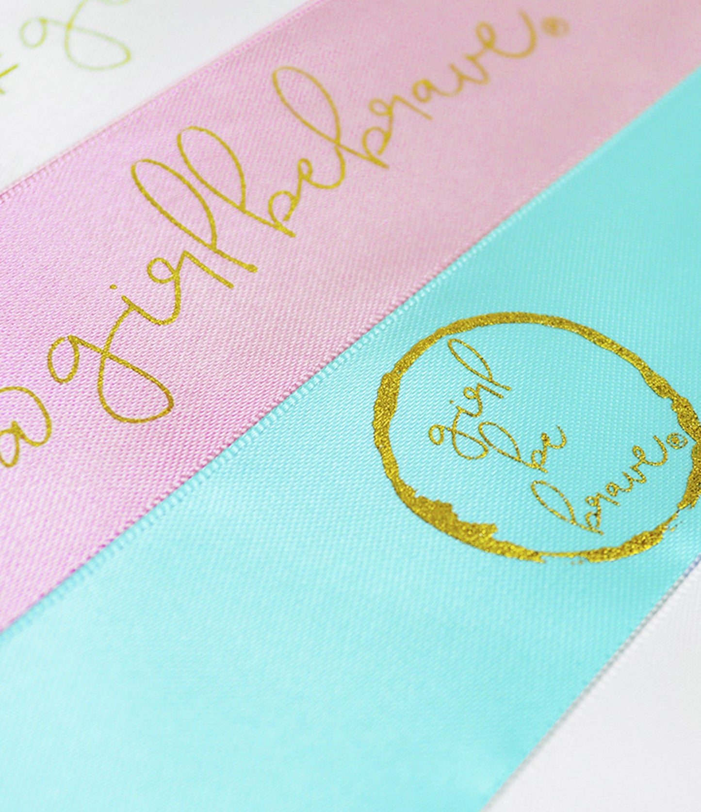 Girl Be Brave Double Faced Satin Ribbon