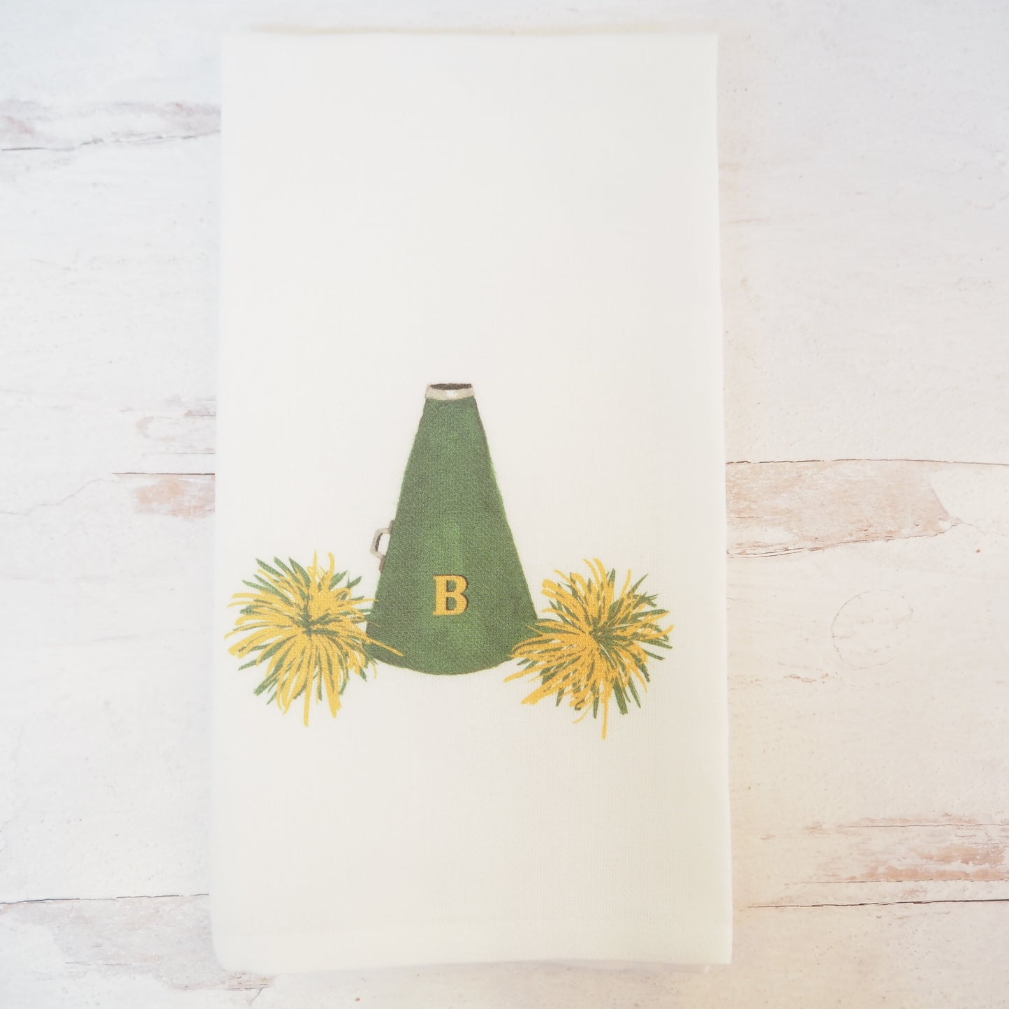 College Football Pom Pom Kitchen Towel