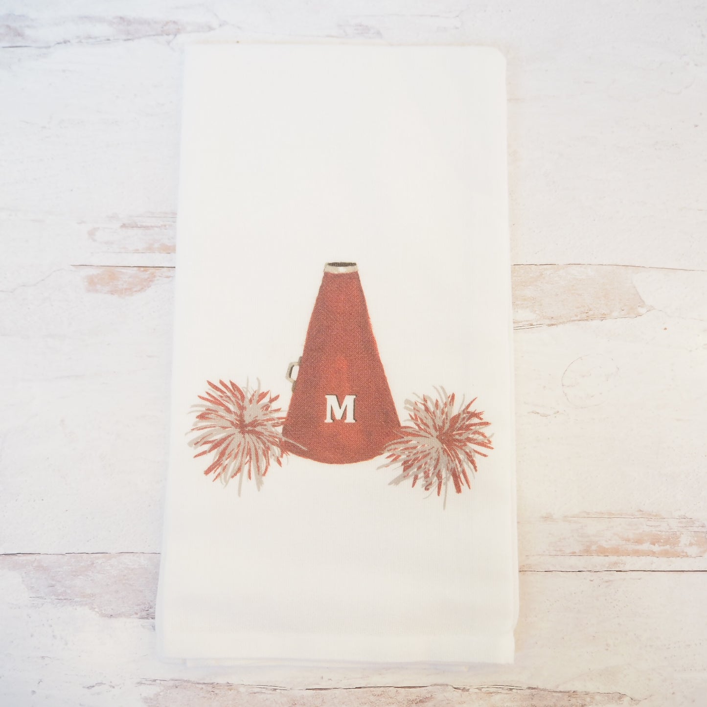 College Football Pom Pom Kitchen Towel