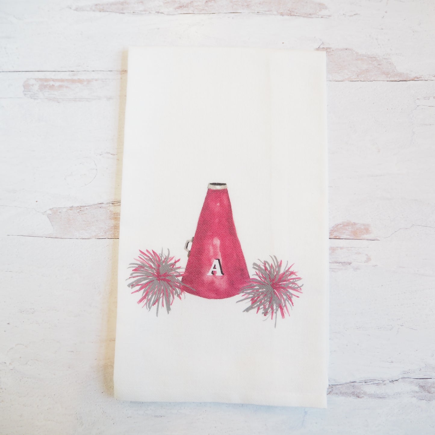 College Football Pom Pom Kitchen Towel