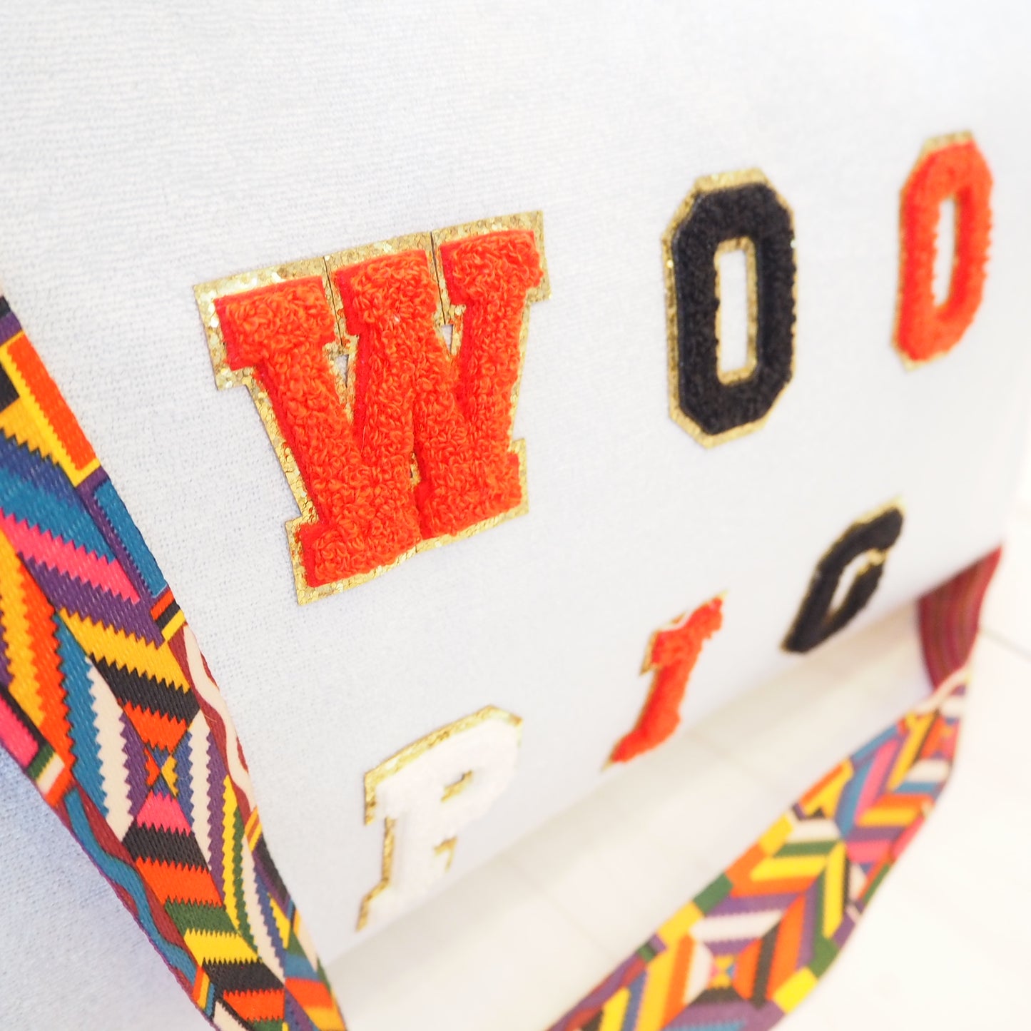 Woo Pig Terry Cloth Duffle Bag~Clearance