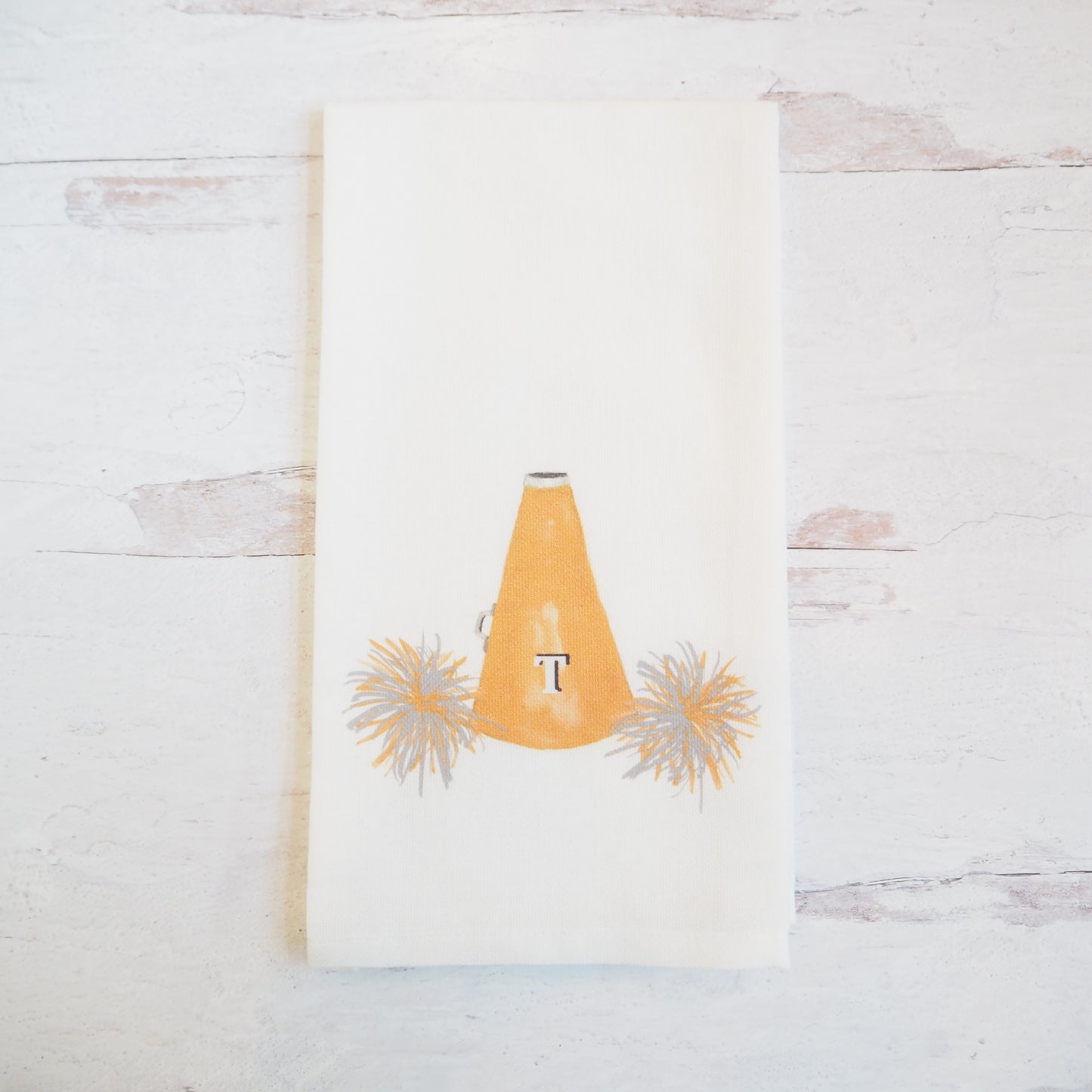 College Football Pom Pom Kitchen Towel